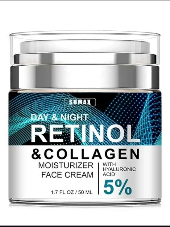 Other - Retinol & Collagen Moisturizer Day & Night Cream - White/Silver